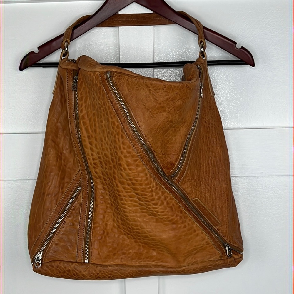 Stylish Brown Leather Women's Bag